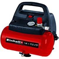 Einhell TH-AC 190-6 OF - Compresor de aire- 8 bar- depósito 6 l- aspiración 185 l -min- 1100 W- 230 V- color rojo y…
